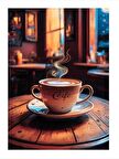 Kahve Fincanı Dekoratif Mdf Tablo 50cmX 70cm