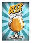 Köpüklü Bira Art Mdf Poster 18cm X 27cm
