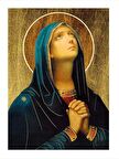 Meryem Ana Art Mdf Poster 18cm X 27cm