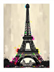Minimalist Eyfel Kulesi Tasarım Mdf Tablo