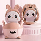 Çocuk Lazımlık Tuvalet Eğitici Taşınabilir Portatif Bebek Tuvaleti Kaymaz Hijyenik  PEMBE