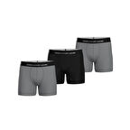 Don-Kayde-Premium-Micro-Modal-Mix-3'lü-Erkek-Boxer-Short-2 Gri-1 Siyah-Set