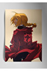 Edward Elric Anime - Metal Poster Tablo