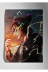 Eren Yeager Anime - Metal Tablo