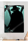 V for Vendetta - Metal Baskı Dekoratif Tablo