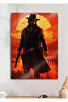 Parlak Metal Baskı Tablo - RDR2, Red Dead Redemption 2