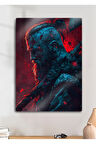 Ragnar Lodbrok, Vikings - Parlak Metal Baskı Tablo
