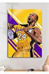 Kobe Bryan, LA Lakers - Parlak Metal Baskı Tablo