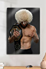 Metal Baskı - Khabib Nurmagomedov, UFC, Parlak Tablo