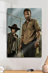 Metal Tablo - The Walking Dead, TWD, Rick Grimes, Dizi Poster Film Tablosu