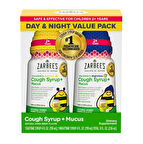 Children's Cough Syrup + Mucus Day & Night Value Pack, Daytime & Nighttime Toddler Cough Syrup, Mixed Berry, 4 fl. oz, 2 Pack
