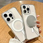 Iphone 16 Pro Uyumlu Kılıf Magsafe ve Şeffaf