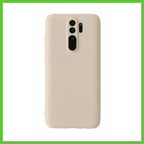Bezos Redmi Note 8 Pro Kılıf First Silikon - Krem DMC