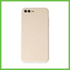 Bezos iPhone 7 Plus Kılıf First Silikon - Krem DMC