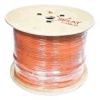 Erat DMP1ER2552IHBUU325 Cat6 U/UTP 23AWG 250 MHz HFFR 500 Metre Full Bakır Cat6 Kablo Turuncu