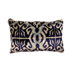 Deniz İpek İkat Dekoratif Kırlent