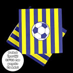 Sarı Lacivert Taraftar Peçete 33*33 cm 20 Adet