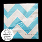 Mavi Zigzag Peçete 33*33 cm 20 Adet