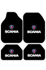 Dekoratif Dijital Baskılı Scania Desen Her Araca Uyumlu Yıkanabilir Oto Paspas Takımı