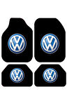 Dekoratif Dijital Baskılı Volswagen Desen Her Araca Uyumlu Yıkanabilir Oto Paspas Takımı