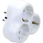 De-pa Papatya Golyat Fiş Priz 3'Lü