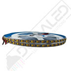 5 Volt Şerit Led 5MM 120 Ledli Amber (Sarı) 2835 5V Şerit Led 5M