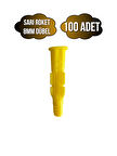 Roket Sarı 8mm Dübel Beton Tuğla Briket Dubeli(8MM)(SARI)(ROKET)(100 ADET)