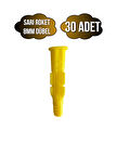 Roket Sarı 8mm Dübel Beton Tuğla Briket Dubeli(8MM)(SARI)(ROKET)(30 ADET)