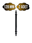 Plastik Siyah Kulp Mobilya ve Dolap Kulpu(SİYAH)(128MM)(2 ADET)
