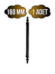 Plastik Siyah Kulp Mobilya ve Dolap Kulpu(SİYAH)(160MM)(1 ADET)