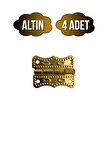 Papatya Tavla Menteşesi Mobilya Kutu Menteşesi(ALTIN)(4 ADET)(EN:3CM BOY:2CM)