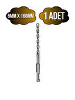 Beton Hilti Ucu Duvar Delme Hilti Delici Matkap Ucu(DELİCİ)(6MM X 160MM)(1 ADET)