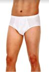  03 ERKEK SÜPREM SLİP BEYAZ TEKLİ