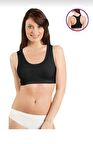 ELİT LİFE 777 Kadın DİKİŞSİZ SPORCU PEDLİ BÜSTİYER 3 ADET
