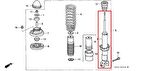 Amortisör Arka Civic 1988-1995 Çatallı