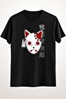 Erkek Siyah Demon Slayer Kimetsu No Yaiba Mask - Ds1370