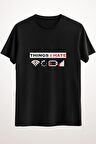 Erkek Siyah Things I Hate T Shirt Programmer Gamer Funny Shirt Idea - Ds2422