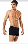 TUTKU 0114 ERKEK LİKRALI BOXER ŞORT TEKLİ
