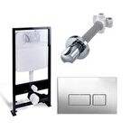 GÖMME REZERVUAR ARKASI TUĞLA ÖNÜ ALÇIPAN UYUMLU 3/6LT