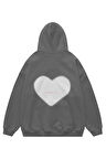 Unisex Radiate Love Sweatshirt Kapşonlu Hoodie