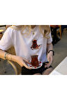 Çay is the main character Baskılı Bisiklet Yaka Basic Trend Kadın T-shirt