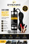24 Volt Mazot Ve Su Zeytin Yağı Vs Sıvı Aktarma Pompası Dalgıç Pompa 60 Watt 51 mm