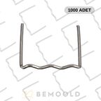 1000 ADET 0,8MM DÜZ TİP DALGALI KAYNAK ZIMBA TELİ