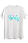 Erkek Beyaz Simby's Original Pocket Logo T-shirt