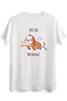 Erkek Beyaz Just Do Nothing - Lazy Sloth