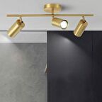 Dylight Retro Eskitme Kaplama Hareketli Modern Spor 3 Lü Led spot Avize Beyaz Ampullü