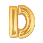 Dodes Altın Sarısı Folyo Harf Balon 1 Metre