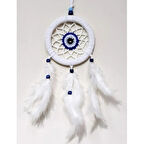 Dodes Zincir Örgülü 12 Santimetre Çapında Kuş Tüylü Duvar Süsü