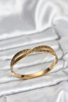 Dodes Dodes 316L Çelik Gold Renk Vintage Kadın Kelepçe Bileklik TG27BB8069