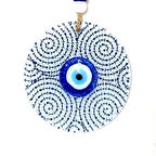 Dodes Altın Boynuz Modeli Nazar Füzyon Cam Duvar Dekoru